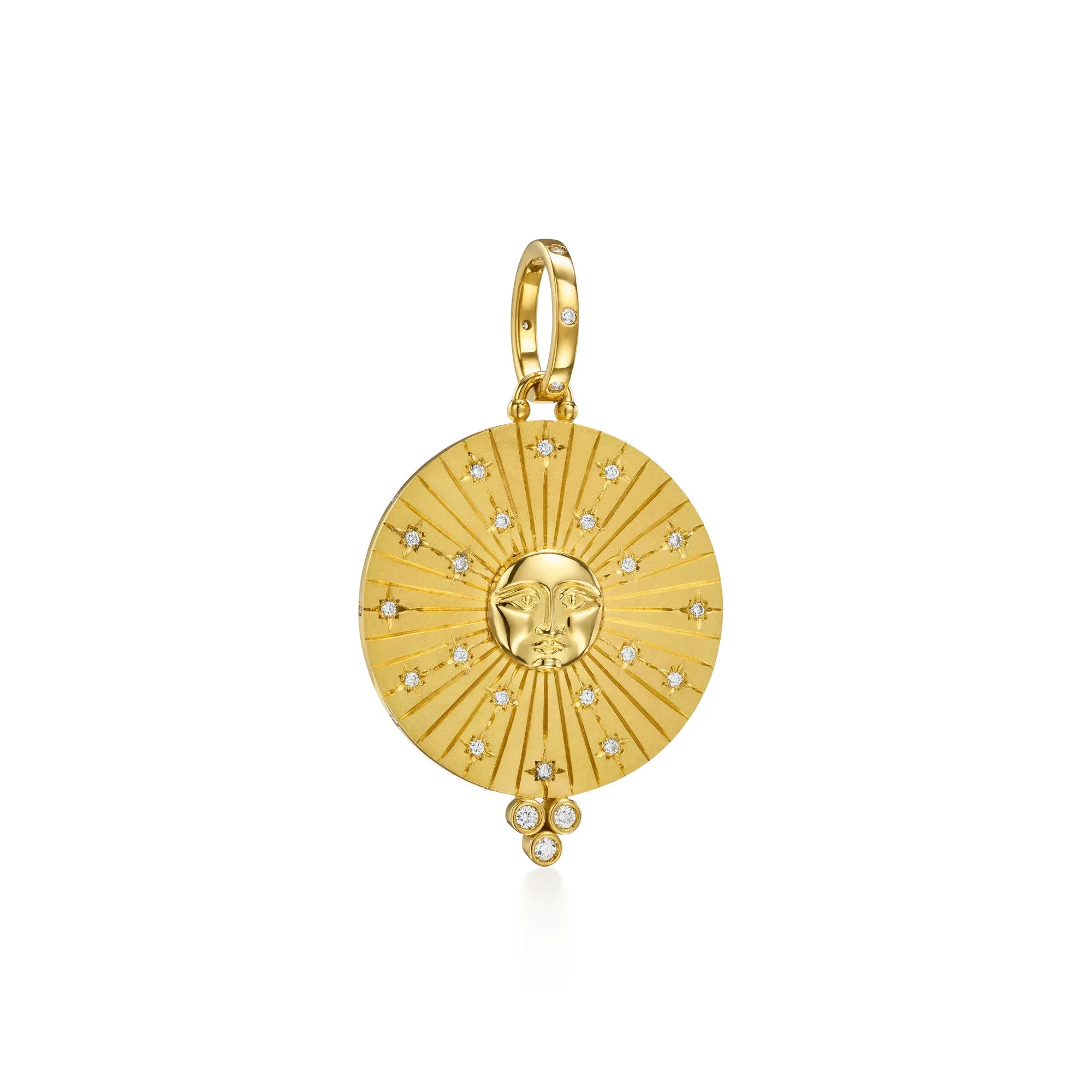 18K Large Sole Pendant