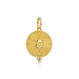 18K Large Sole Pendant