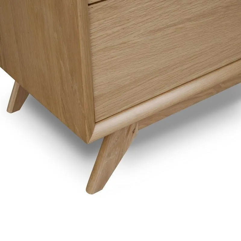 6 Drawer Wide Chest - Natural