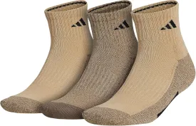 adidas Men's Socks, Athletic Cushioned Quarter 3-Pack, Compression, Moisture-Wicking, Comfortable, Durable
