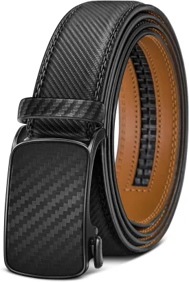 BULLIANT Men's Ratchet Belt Nontrimmable-Click Belt Adjustable for Men Gift Lightweight 1 3/8"