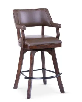 Cumberland 30" Cushioned Swivel Barstool