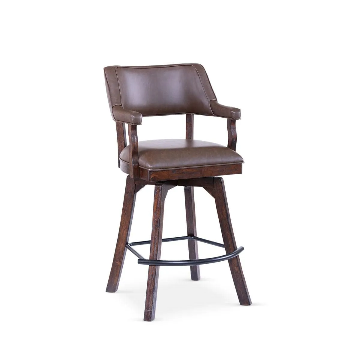 Cumberland 30" Cushioned Swivel Barstool