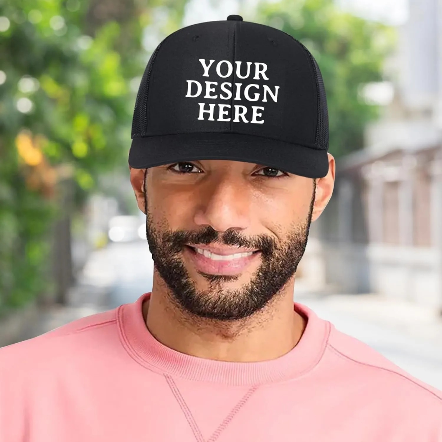 Custom Hat Bulk Custom Hats for Man Woman Design Your Own Bulk Custom Trucker Hat Add Logo Text Photo