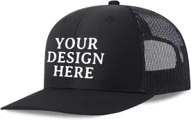 Custom Hat Bulk Custom Hats for Man Woman Design Your Own Bulk Custom Trucker Hat Add Logo Text Photo