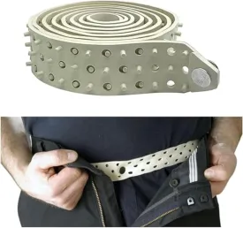 Hero's Pride Shirt Tailor Rubber Belt - Adjustable Shirt Stays for Men - Non-Slip Shirt Keepers For Law Enforcement