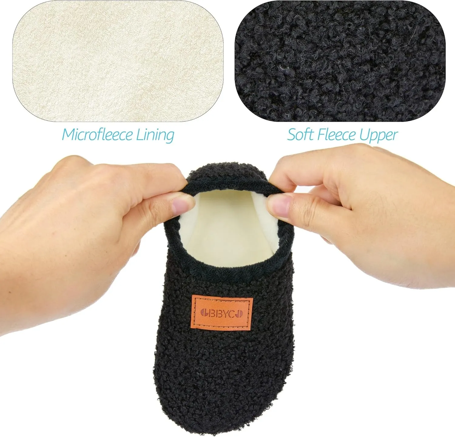 Kids House Slippers Toddler Home Shoes Cozy Lightweight Non-Slip Slippers Socks for Infant Little Boys Girls