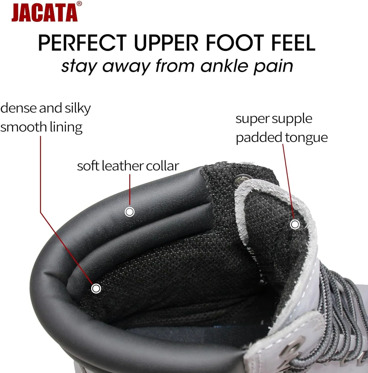 Men's Water Resistant Leather Work Boot Rubber Sole Construction Oil Resistant Utility Industrial Boots