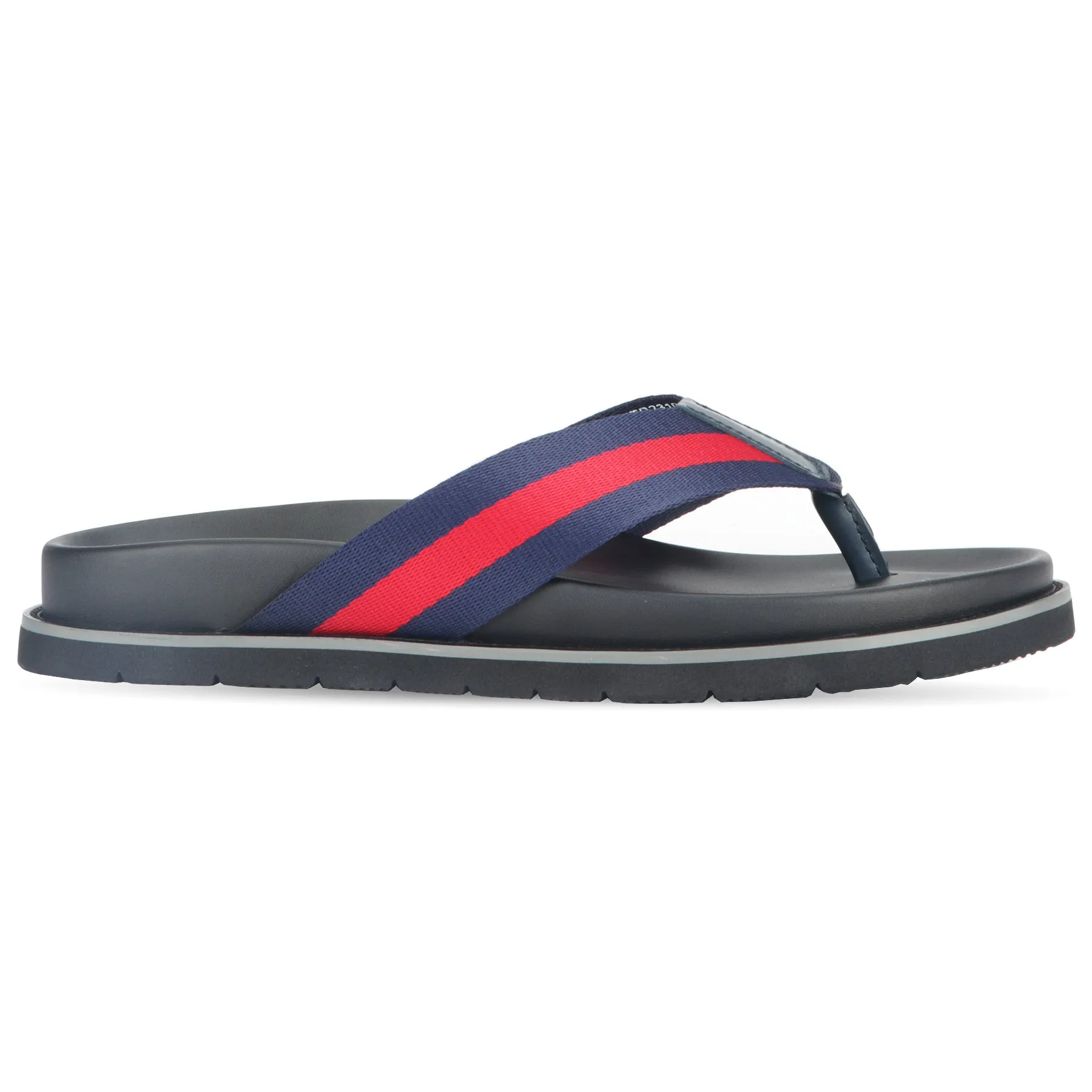 Pavers England stripped webbing toepost sandal