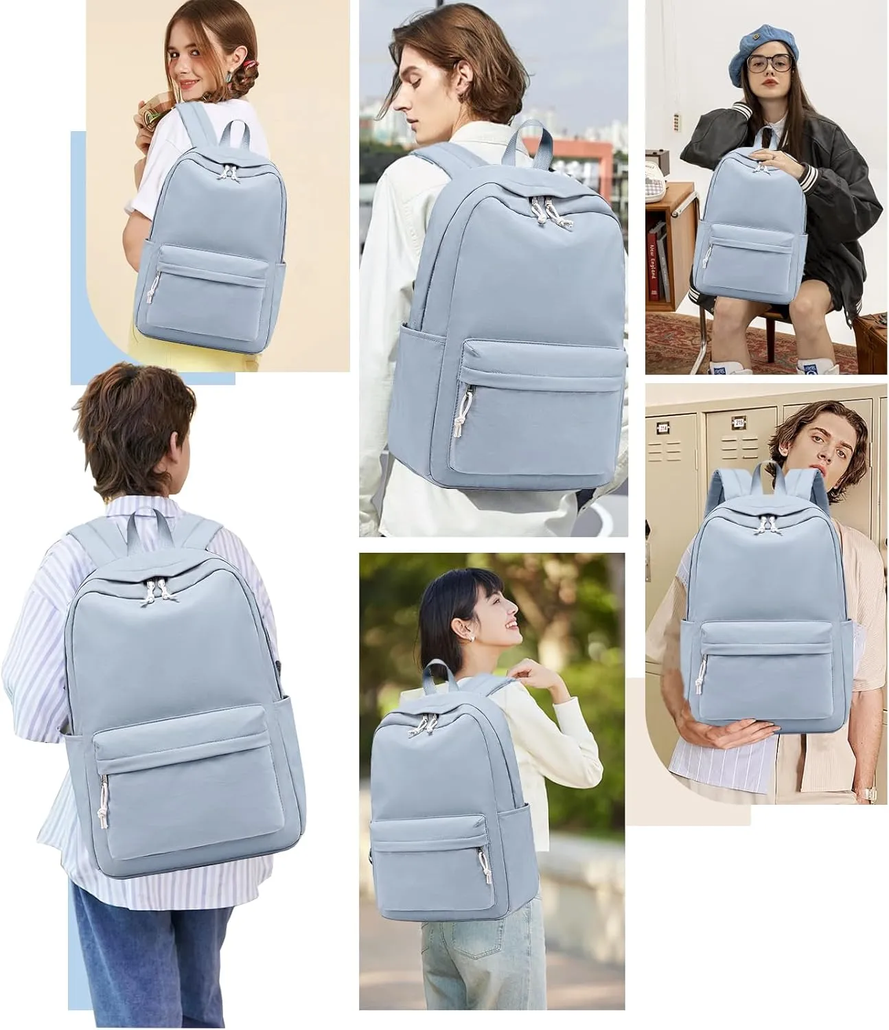 School Backpack for Teen Girls Women Laptop Backpack College Bookbags Middle School Travel Work Commuter Back Pack