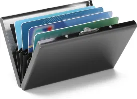 Stainless Steel Credit Card Wallet RFID Blocking Metal Case Pocket Business Card Holder for Women and Men