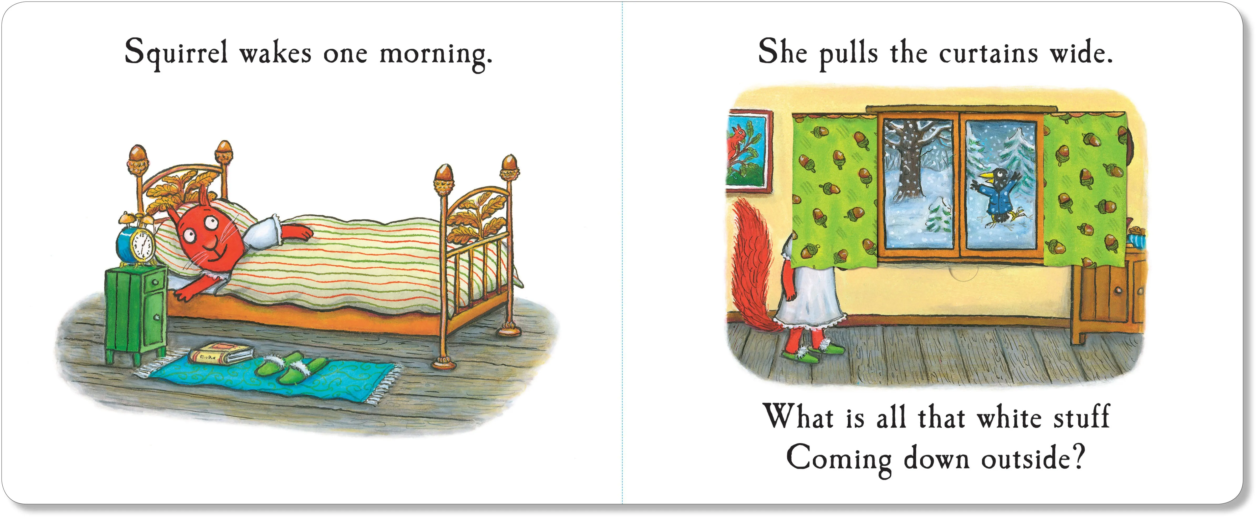 Tales from Acorn Wood: Squirrel's Snowman (Lift the flap board book)